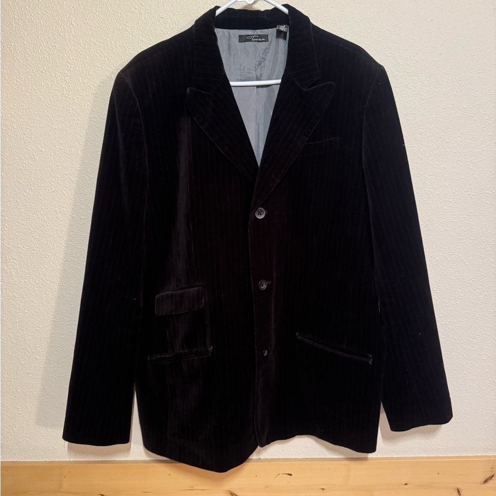 Two a.m formal‎ velvet jacket/suit/blazer